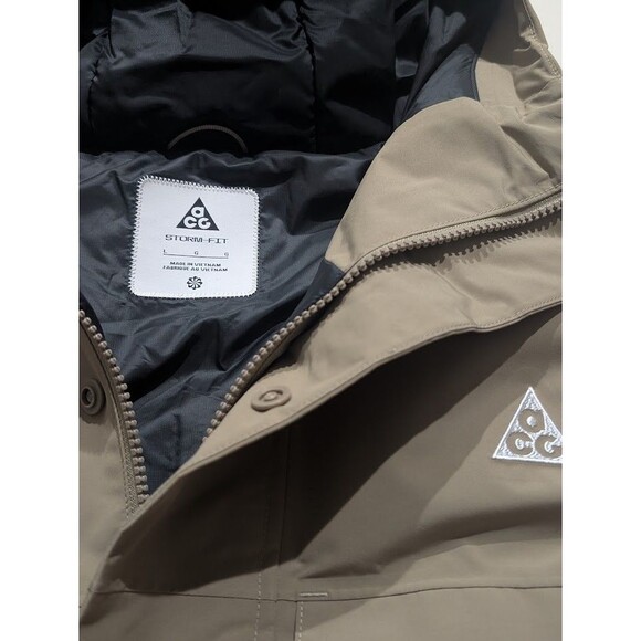 Nike ACG PrimaLoft Skull Peak Storm-FIT Jacket Khaki FV8681-247 Size Large - Picture 9 of 12